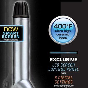 INFINITIPRO Tourmaline Ceramic Curling Iron 1"